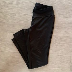 Z By Zella Black Leggings with Back Zipper